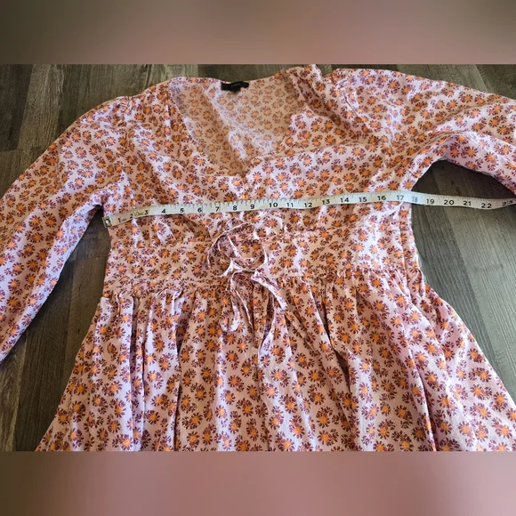 J.CREW V-neck cotton poplin mini dress in peony paisley, 14 - Picture 11 of 16